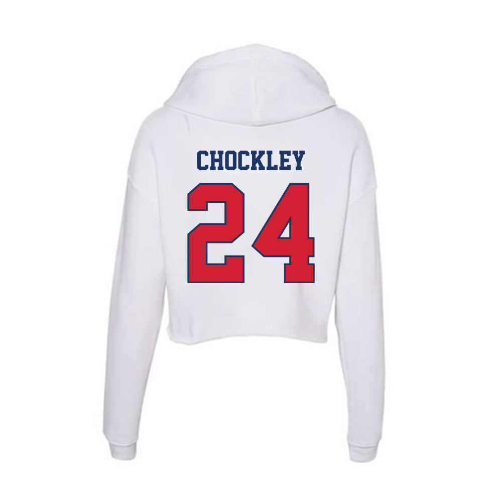 Francis Marion - NCAA Women's Basketball : Bentlee Chockley - Women's Crop Fleece Hoodie-1