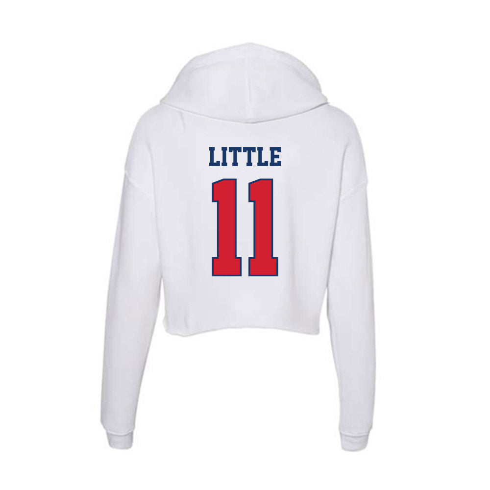 Francis Marion - NCAA Softball : Rachel Little - Women's Crop Fleece Hoodie-1
