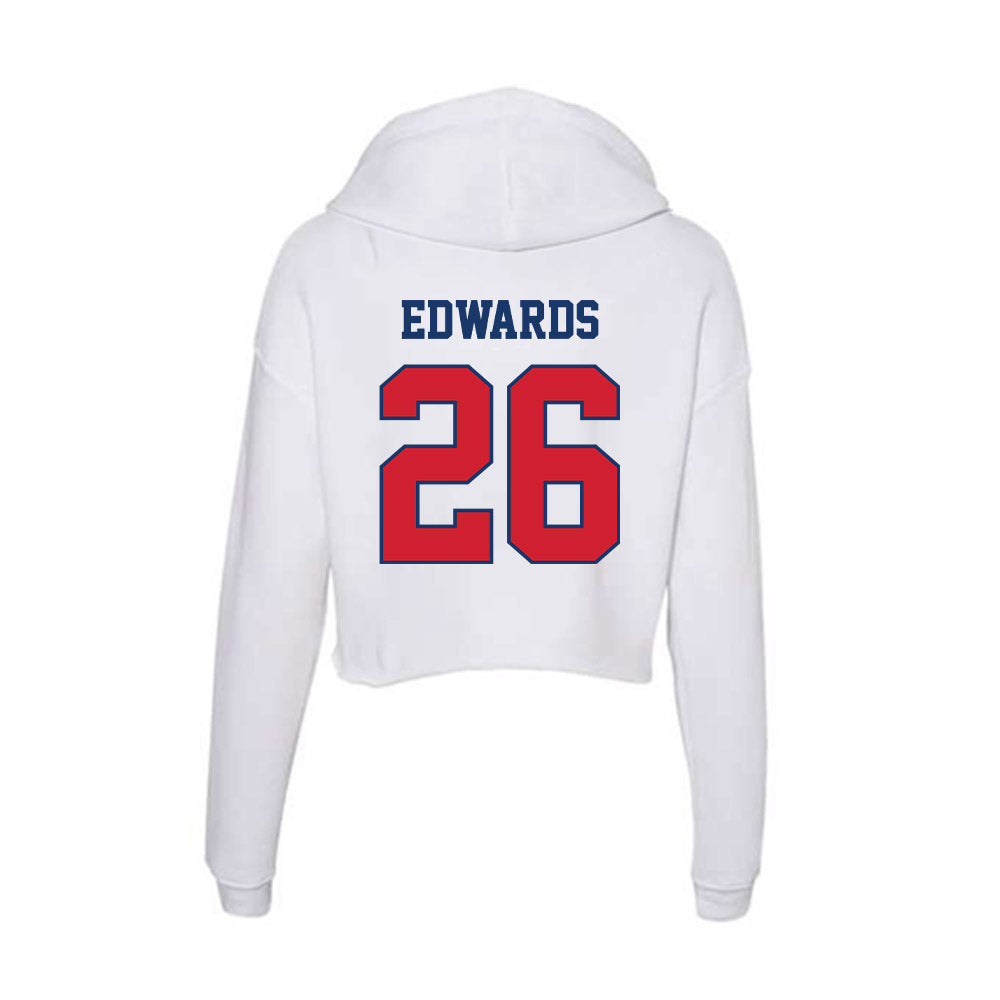 Francis Marion - NCAA Baseball : Roman Edwards - Women's Crop Fleece Hoodie-1