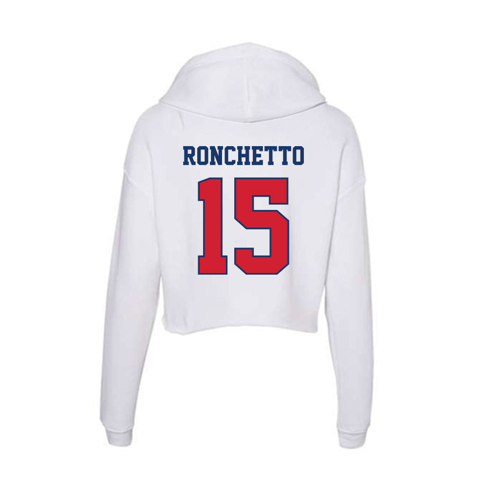 Francis Marion - NCAA Women's Volleyball : Myla Ronchetto - Women's Crop Fleece Hoodie-1