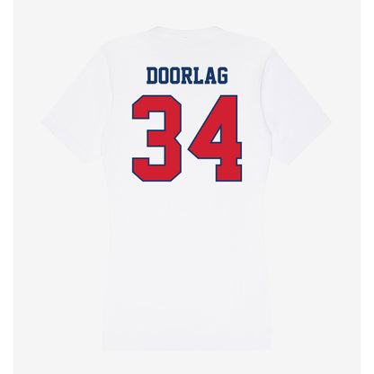 Francis Marion - NCAA Baseball : Zach Doorlag - Women's V-Neck T-Shirt-1