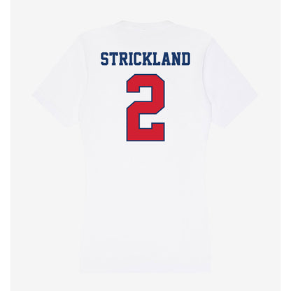 Francis Marion - NCAA Softball : Paige Strickland - Women's V-Neck T-Shirt-1