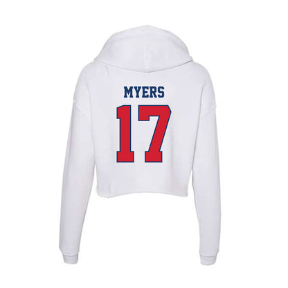 Francis Marion - NCAA Acrobatics & Tumbling : Chloe Myers - Women's Crop Fleece Hoodie-1