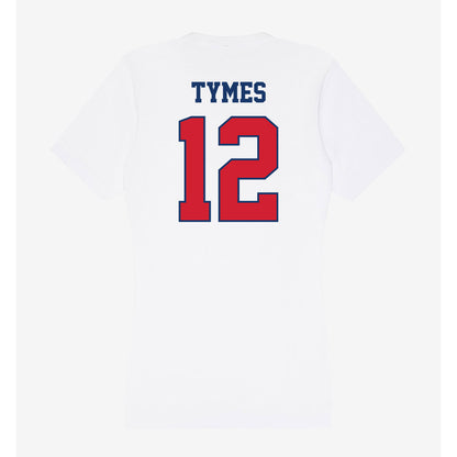 Francis Marion - NCAA Acrobatics & Tumbling : Bethany Tymes - Women's V-Neck T-Shirt-1