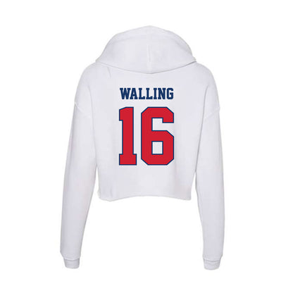 Francis Marion - NCAA Softball : Jenna Walling - Women's Crop Fleece Hoodie-1
