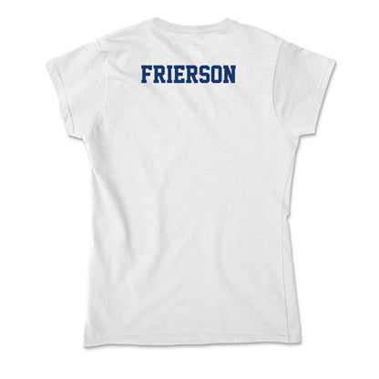 Francis Marion - NCAA Men's Track & Field : Messiah Frierson - Soft Style Women’s T-Shirt-1