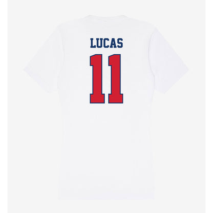 Francis Marion - NCAA Women's Volleyball : Caroline Lucas - Women's V-Neck T-Shirt-1