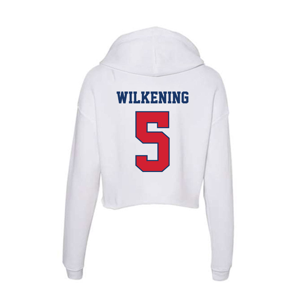 Francis Marion - NCAA Men's Soccer : Tim Wilkening - Women's Crop Fleece Hoodie-1