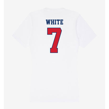 Francis Marion - NCAA Softball : Madalyn White - Women's V-Neck T-Shirt-1
