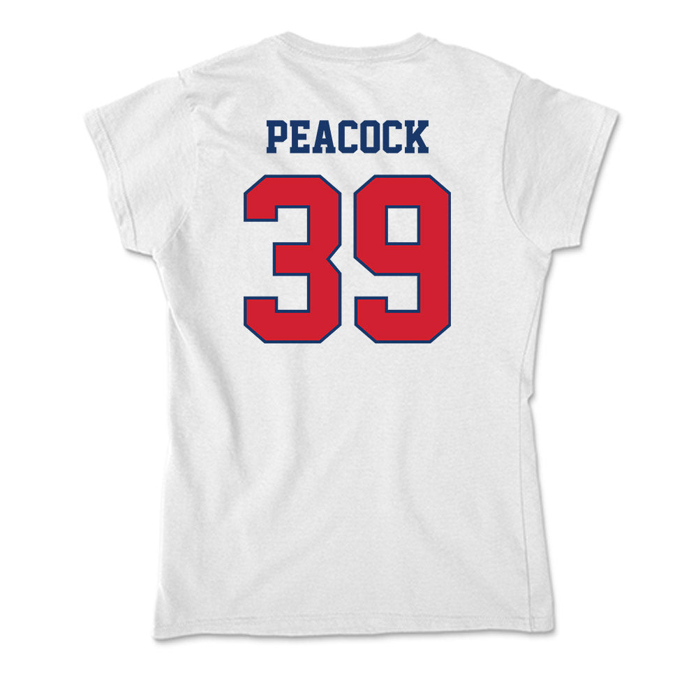 Francis Marion - NCAA Men's Soccer : Aedan Peacock - Soft Style Women’s T-Shirt-1