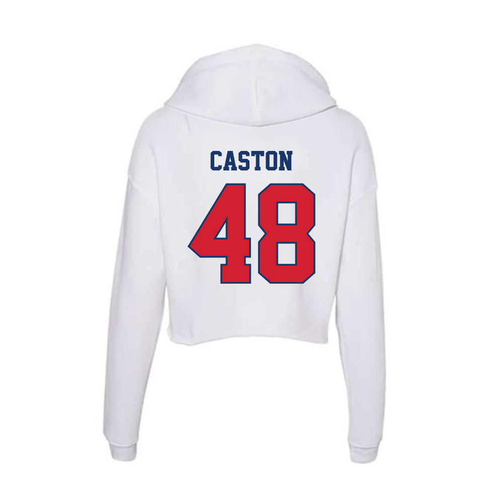 Francis Marion - NCAA Men's Soccer : Gabriel Caston - Women's Crop Fleece Hoodie-1