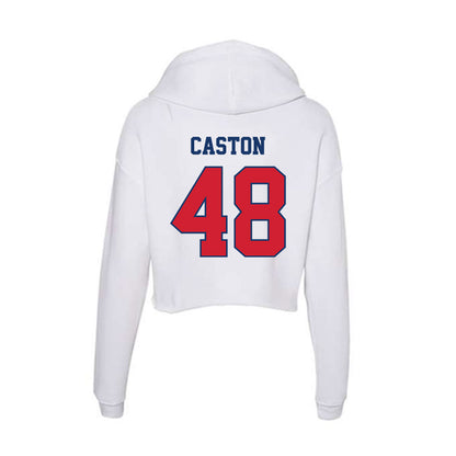 Francis Marion - NCAA Men's Soccer : Gabriel Caston - Women's Crop Fleece Hoodie-1