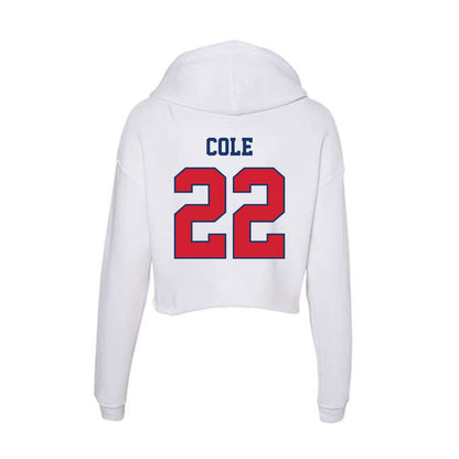 Francis Marion - NCAA Men's Basketball : Adonis Cole - Women's Crop Fleece Hoodie-1