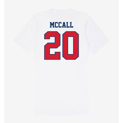 Francis Marion - NCAA Men's Basketball : Kameron McCall - Women's V-Neck T-Shirt-1