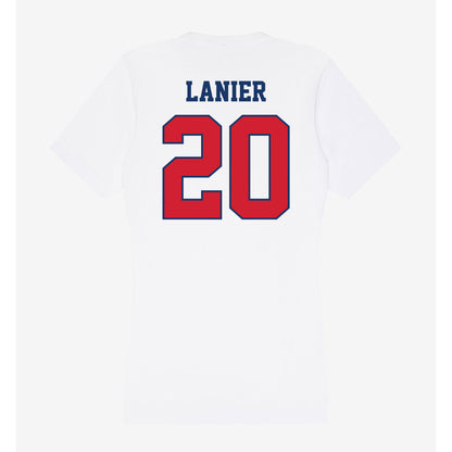 Francis Marion - NCAA Acrobatics & Tumbling : Ziva Lanier - Women's V-Neck T-Shirt-1