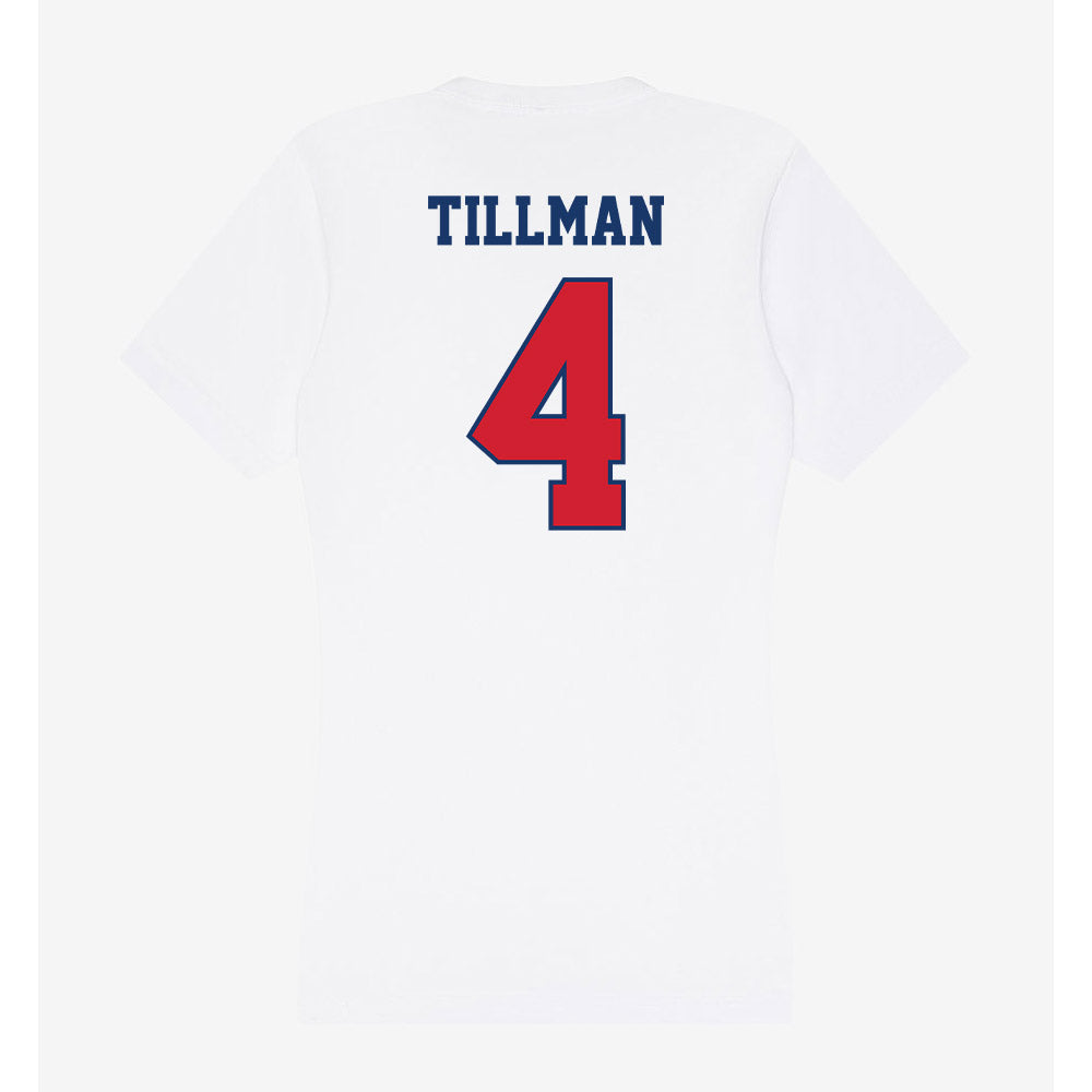 Francis Marion - NCAA Men's Basketball : AuMauri Tillman - Women's V-Neck T-Shirt-1