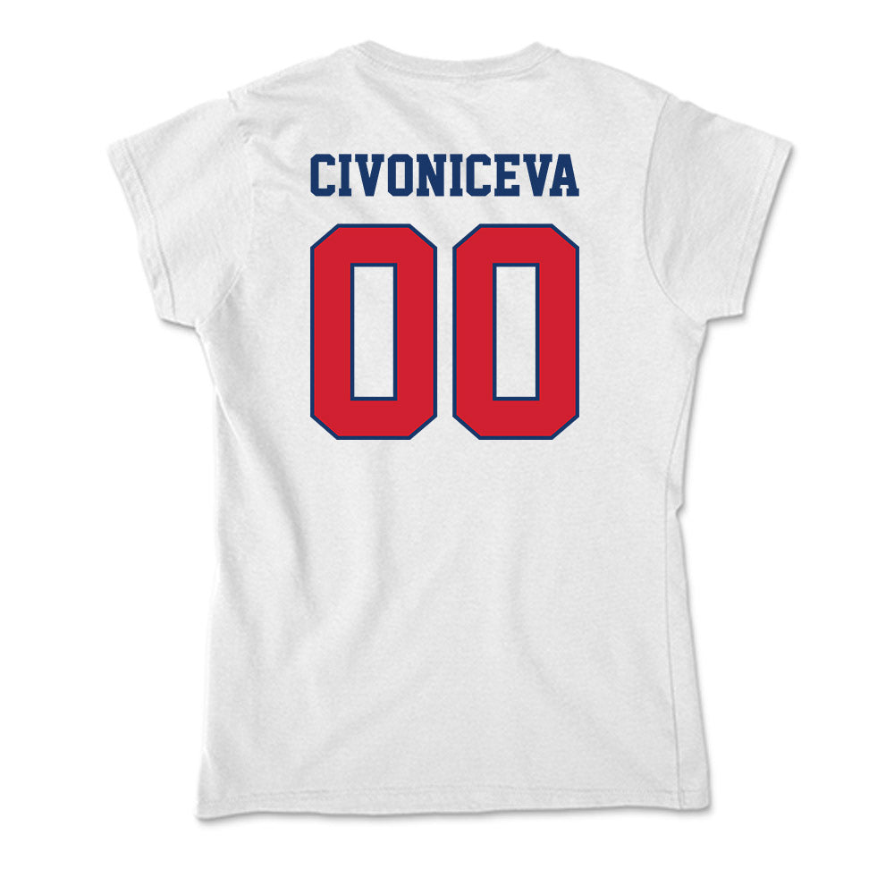 Francis Marion - NCAA Softball : Tallulah Civoniceva - Soft Style Women’s T-Shirt-1