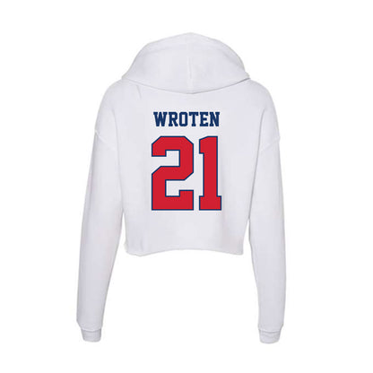Francis Marion - NCAA Women's Basketball : Amaya Wroten - Women's Crop Fleece Hoodie-1