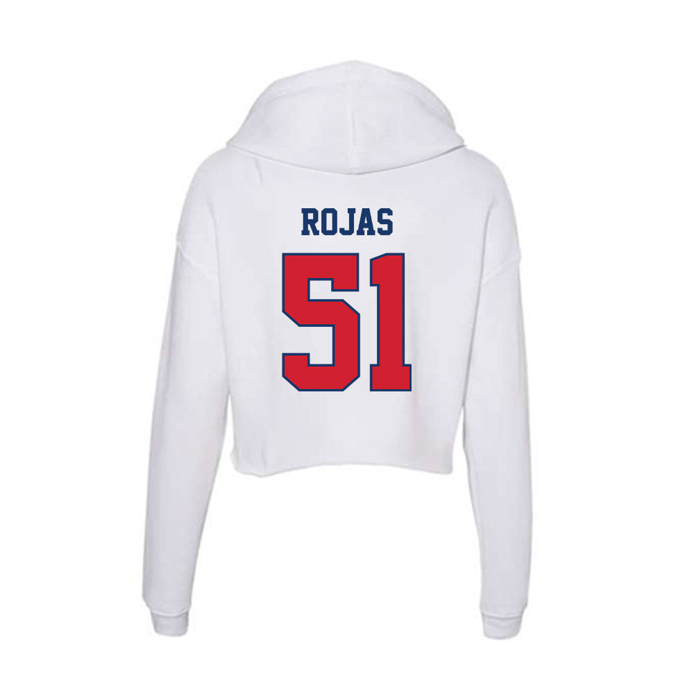 Francis Marion - NCAA Baseball : Eze Rojas - Women's Crop Fleece Hoodie-1