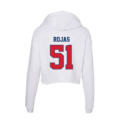 Francis Marion - NCAA Baseball : Eze Rojas - Women's Crop Fleece Hoodie-1