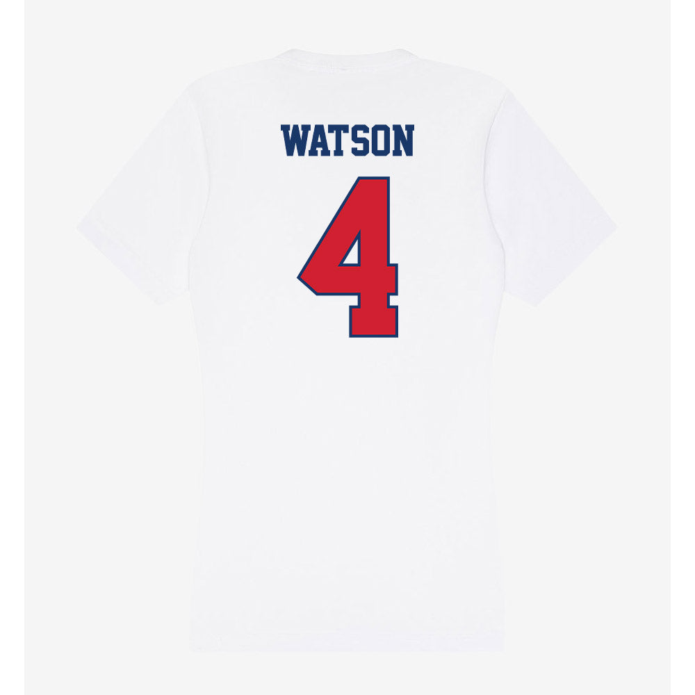 Francis Marion - NCAA Softball : Reese Watson - Women's V-Neck T-Shirt-1