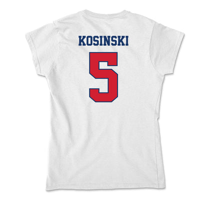 Francis Marion - NCAA Softball : Laini Kosinski - Soft Style Women’s T-Shirt-1