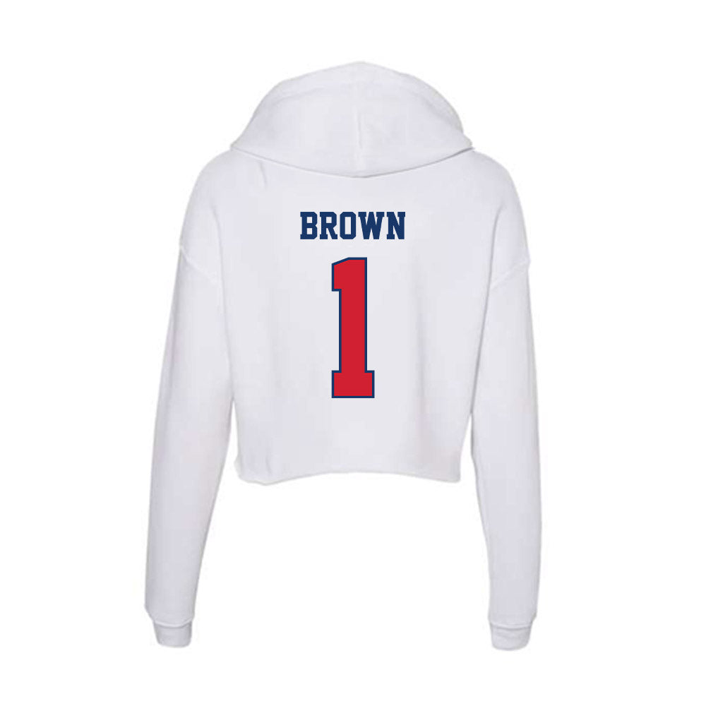 Francis Marion - NCAA Acrobatics & Tumbling : Mikayla Brown - Women's Crop Fleece Hoodie-1
