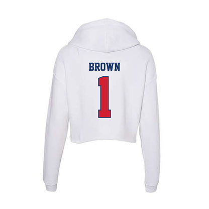 Francis Marion - NCAA Acrobatics & Tumbling : Mikayla Brown - Women's Crop Fleece Hoodie-1