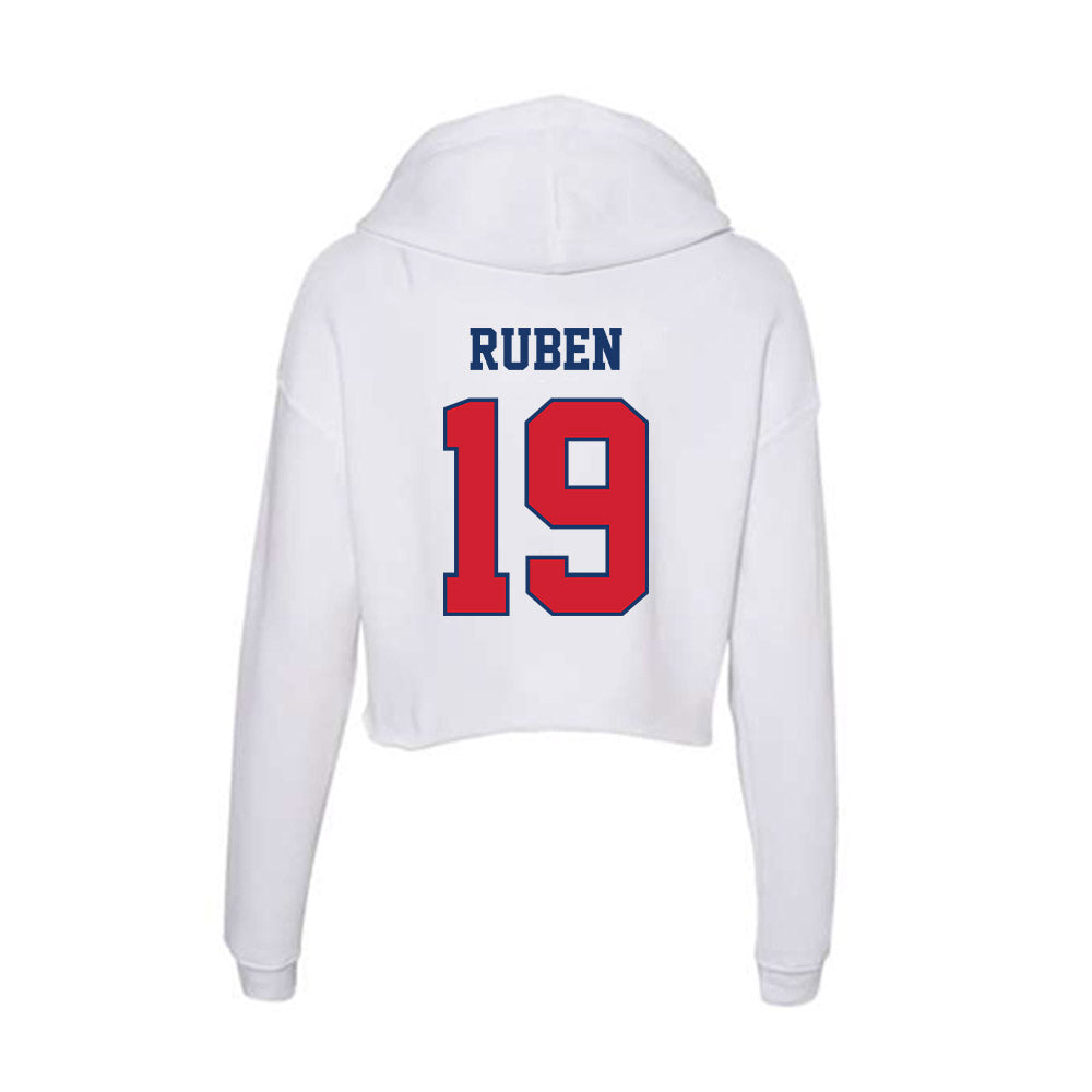 Francis Marion - NCAA Women's Volleyball : Skyy Ruben - Women's Crop Fleece Hoodie-1