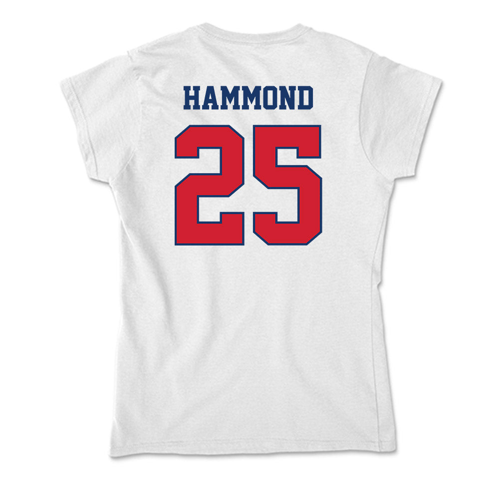 Francis Marion - NCAA Women's Basketball : Rebecca Hammond - Soft Style Women’s T-Shirt-1