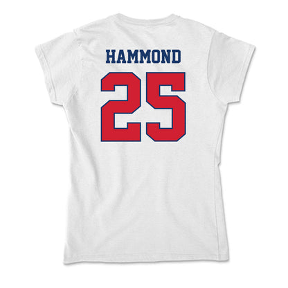 Francis Marion - NCAA Women's Basketball : Rebecca Hammond - Soft Style Women’s T-Shirt-1