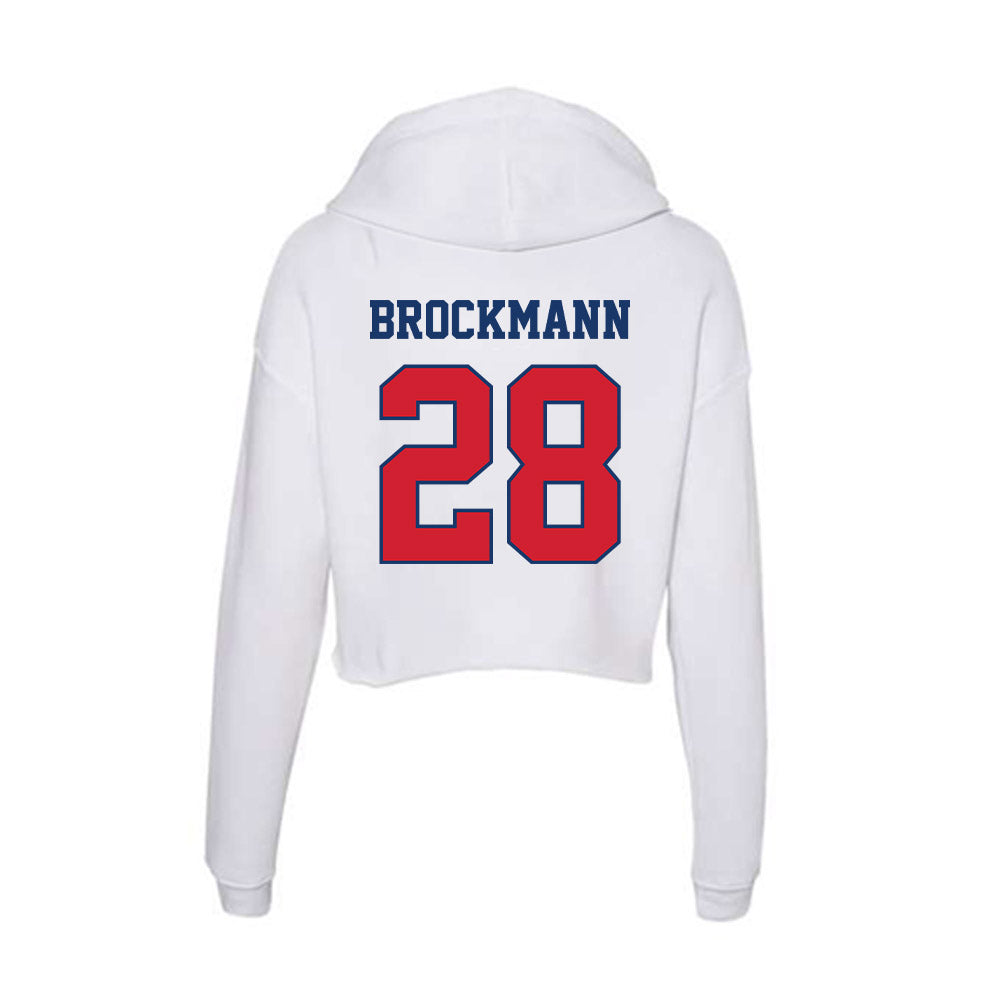 Francis Marion - NCAA Women's Soccer : Joy Brockmann - Women's Crop Fleece Hoodie-1