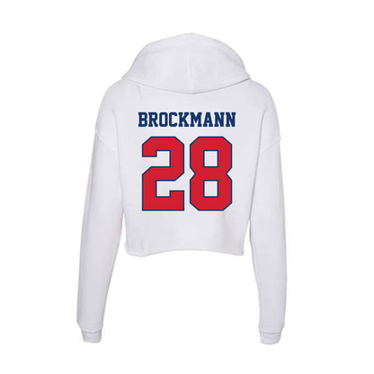 Francis Marion - NCAA Women's Soccer : Joy Brockmann - Women's Crop Fleece Hoodie-1