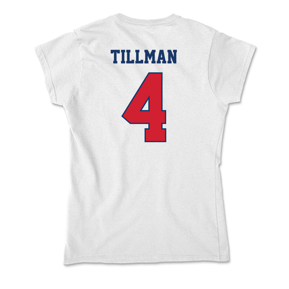 Francis Marion - NCAA Men's Basketball : AuMauri Tillman - Soft Style Women’s T-Shirt-1