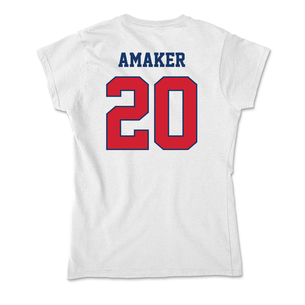 Francis Marion - NCAA Softball : Lainey Amaker - Soft Style Women’s T-Shirt-1