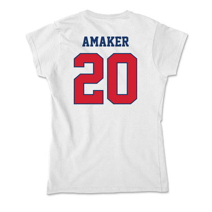 Francis Marion - NCAA Softball : Lainey Amaker - Soft Style Women’s T-Shirt-1