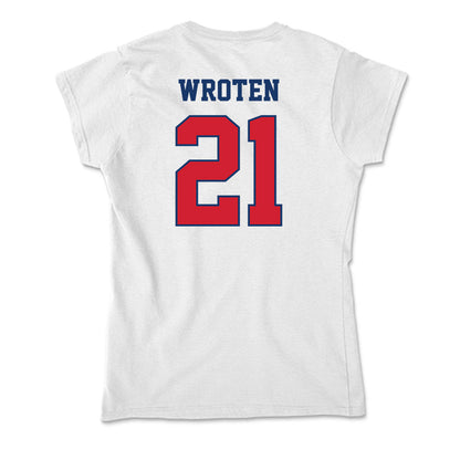 Francis Marion - NCAA Women's Basketball : Amaya Wroten - Soft Style Women’s T-Shirt-1