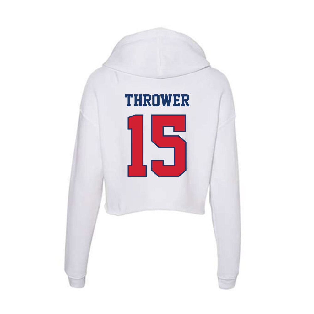 Francis Marion - NCAA Softball : Anderson Thrower - Women's Crop Fleece Hoodie-1