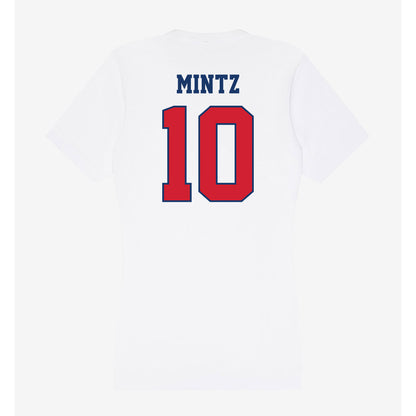 Francis Marion - NCAA Women's Basketball : Jordan Mintz - Women's V-Neck T-Shirt-1