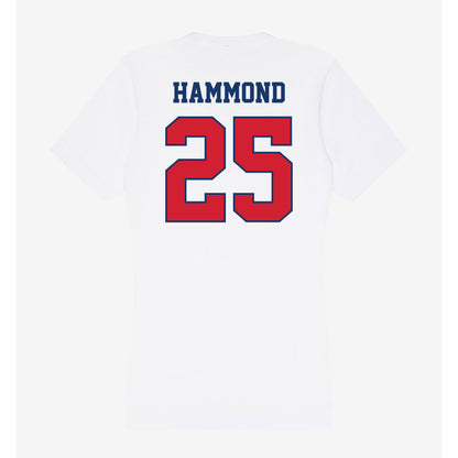 Francis Marion - NCAA Women's Basketball : Rebecca Hammond - Women's V-Neck T-Shirt-1