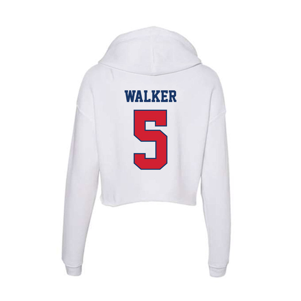 Francis Marion - NCAA Women's Basketball : Angel Walker - Women's Crop Fleece Hoodie-1