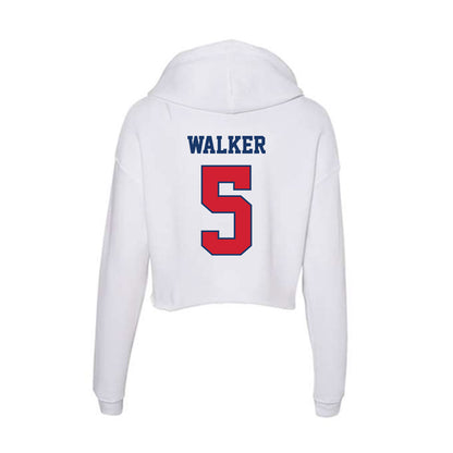 Francis Marion - NCAA Women's Basketball : Angel Walker - Women's Crop Fleece Hoodie-1