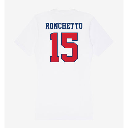 Francis Marion - NCAA Women's Volleyball : Myla Ronchetto - Women's V-Neck T-Shirt-1
