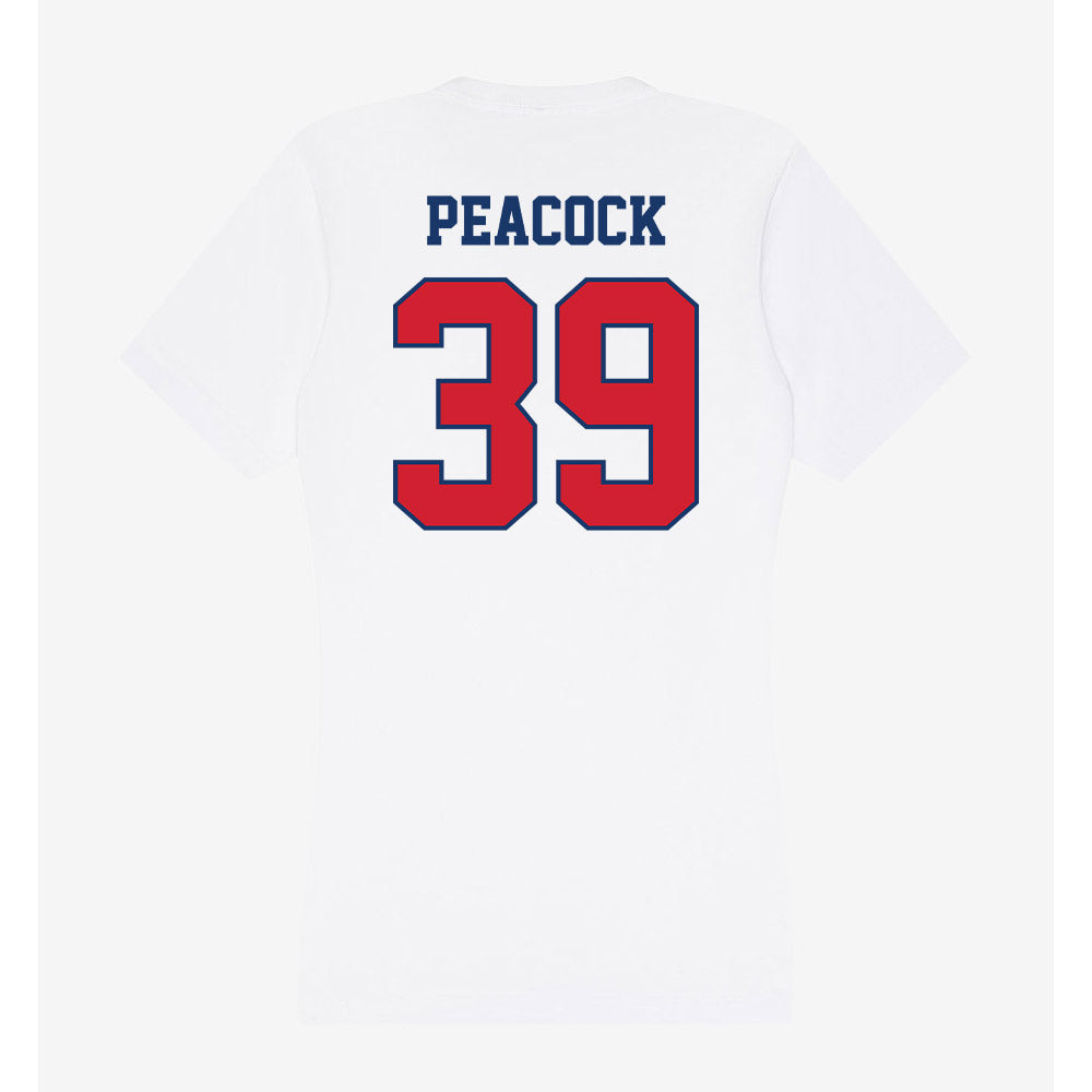 Francis Marion - NCAA Men's Soccer : Aedan Peacock - Women's V-Neck T-Shirt-1