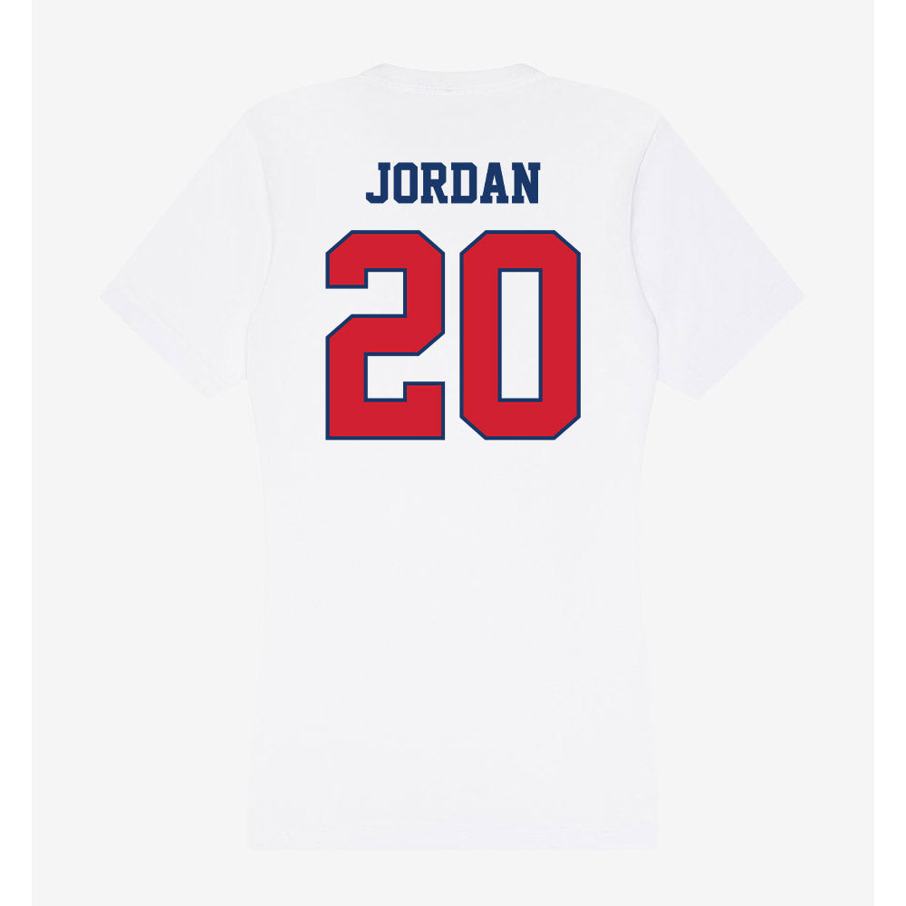 Francis Marion - NCAA Baseball : Robbie Jordan - Women's V-Neck T-Shirt-1