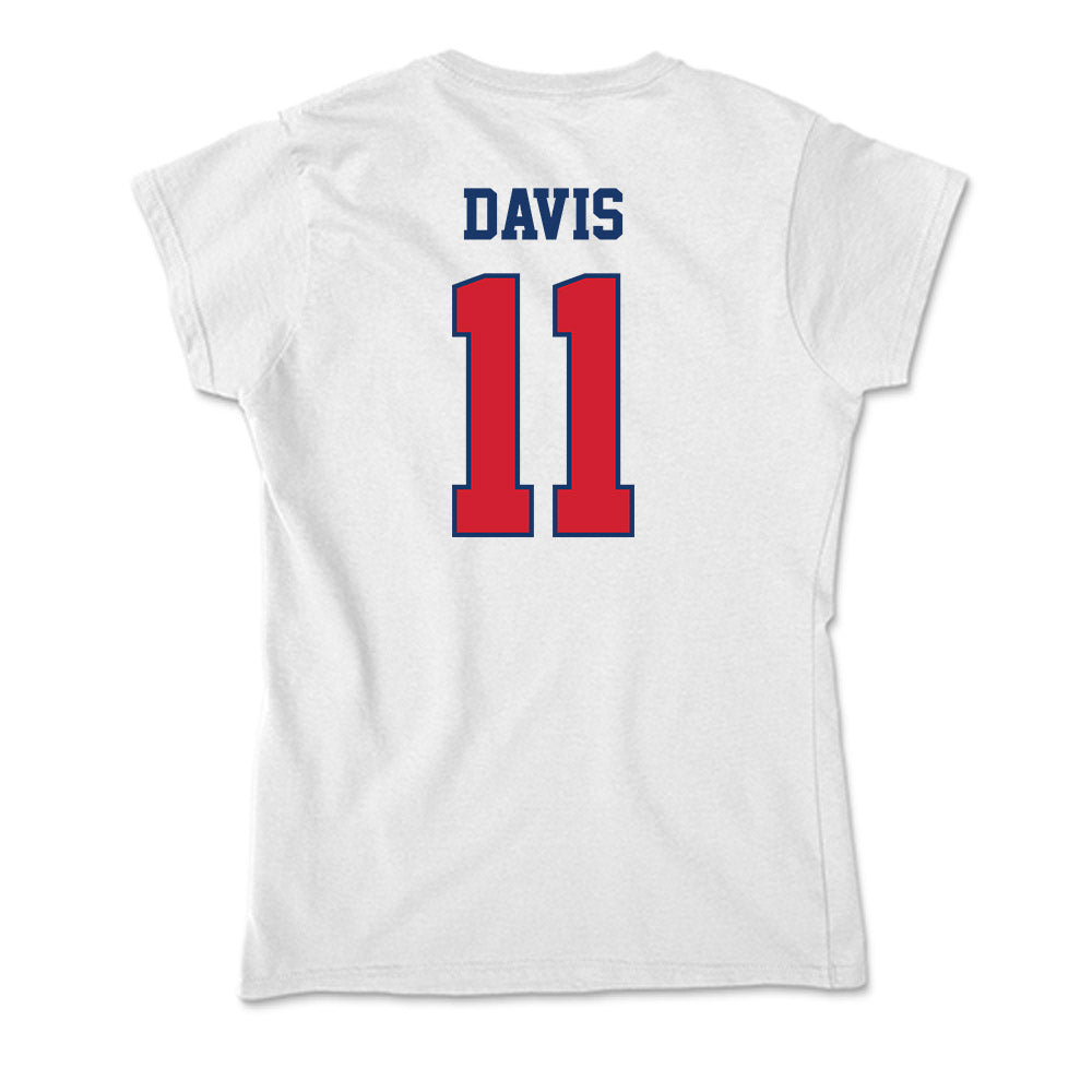 Francis Marion - NCAA Men's Basketball : Kennard Davis - Soft Style Women’s T-Shirt-1