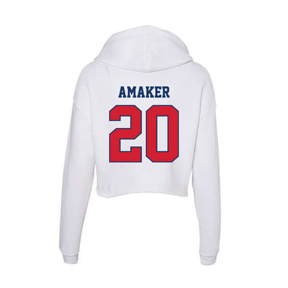 Francis Marion - NCAA Softball : Lainey Amaker - Women's Crop Fleece Hoodie-1