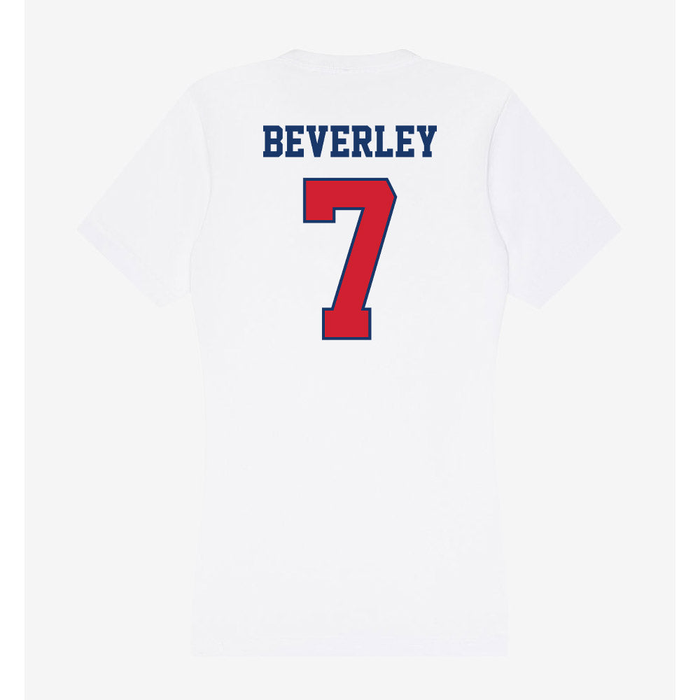 Francis Marion - NCAA Acrobatics & Tumbling : Arielle Beverley - Women's V-Neck T-Shirt-1