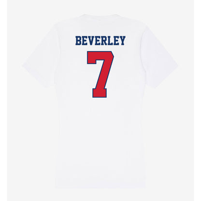 Francis Marion - NCAA Acrobatics & Tumbling : Arielle Beverley - Women's V-Neck T-Shirt-1