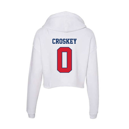 Francis Marion - NCAA Women's Basketball : Kiara Croskey - Women's Crop Fleece Hoodie-1